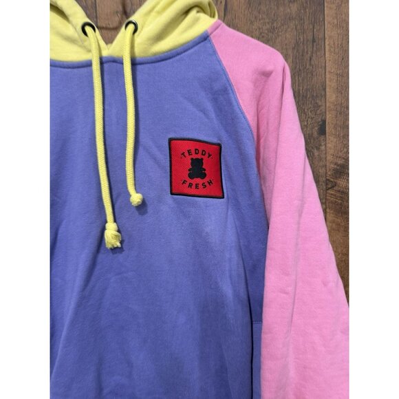 Teddy Fresh Multicolored Hoodie Sweater Multicolored Medium - Picture 4 of 6